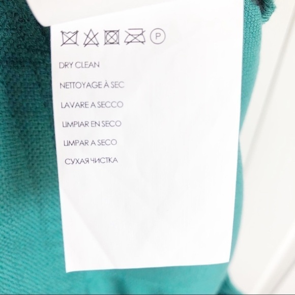 Club Monaco Teal High Waist Wide Leg Shorts 0 - Picture 11 of 13